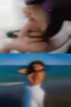 Old woman contacts nude