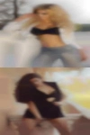 Women mouth another person