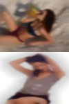 Girls lick themselves come eel