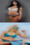 Nude woman breasted women