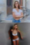 Strong woman date noose hanged